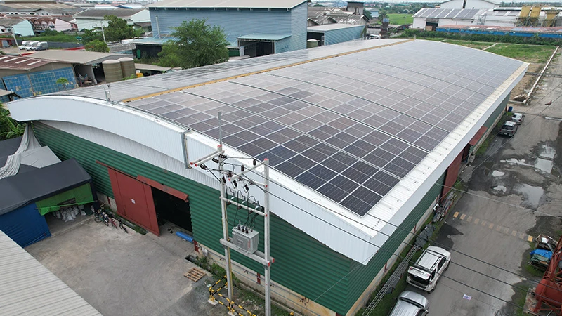 บริษัท ไทยเอ้กเซลแคนแวส จำกัด (456 kWp)